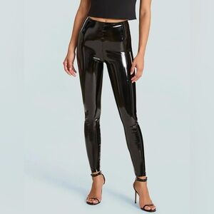 Commando Faux Patent Leather Legging, Black, Size M, NWT